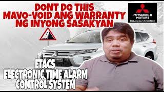 ETACS Electronic Time Alarm Control System | MITSUBISHI MOTORS | FemiSukwaheTV