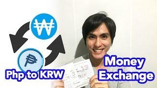 Money Exchange in Manila (Philippine Peso to Korean Won)