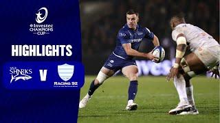 Extended Highlights - Sale Sharks v Racing 92 Round 2 | Investec Champions Cup 2024/25