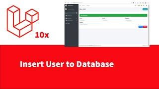 Laravel 10 - Insert User data into Database - Part 7