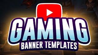 10 Gaming YouTube Banner Template (DOWNLOAD NOW) 2020