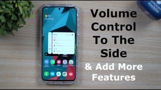 Move Your Volume Controls From The TOP to the SIDE - Adds More Audio Controls