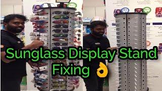 Sunglass Display Stand Fixing 