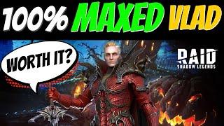 Vlad 100% Maxed! Thorough Champion Showcase!  Raid: Shadow Legends