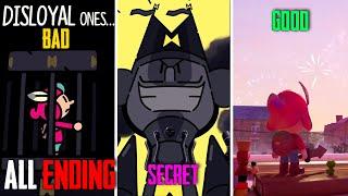 All Endings The Plucky Squire Endings (Bad, True Good Ending & Secret Ending) 60FPS 2024