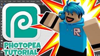 How to EASILY make Roblox Thumbnails without Studio/Blender! | Photopea Tutorial