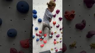 Lilly’s first time at Volume 1 Rock Climbing