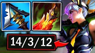 RIVEN'S GRUDGE BUILD MAKES 1V9 EASIER THAN EVER! - S12 RIVEN TOP GAMEPLAY! (Season 12 Riven Guide)