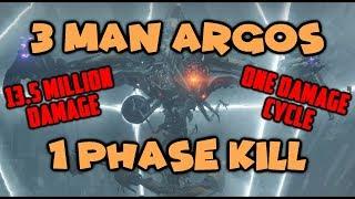 Destiny 2 - 3 Man Argos, 1 Phase Kill (Raid Lair Final Boss)