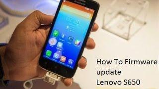 How to Flash Lenovo S650 1000% done by Smart Phone Help