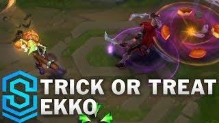 Trick or Treat Ekko Skin Spotlight - League of Legends