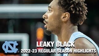 Leaky Black 2022-23 Regular Season Highlights | North Carolina Forward