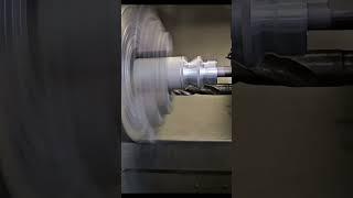 The Fascinating Rhythm of CNC Lathe Turning. #cncmachining #cncshop #cncturning #manufacturing