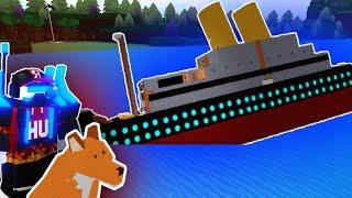 МИСТЕР УХ на ТОНУЩЕМ КОРАБЛЕ с МИСТЕРАМИ ЛИСАМИ в Build a Boat ROBLOX