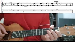 No Time To Die (Billie Eilish) - Easy Beginner Ukulele Tabs With Playthrough Tutorial Lesson