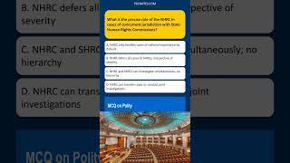 What is the precise role of the NHRC in cases of concurrent jurisdiction with State Human