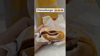 Cheeseburger  | Most Yummy #asmr #shorts #cheeseburger #mcdonalds