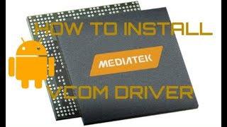 How to install MediaTek VCOM driver in Windows XP/Vista/7/8/10.