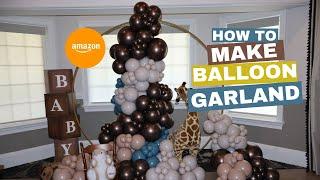 Amazon Circle Ring Balloon Garland Tutorial | How to | DIY