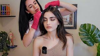 ASMR Scalp Check & Hair Brushing Compilation | Head to Toe Light Triggers | Soft Spoken Roleplay