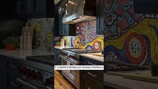 Quatro ideias criativas para cozinha. #cozinha #ideias #designdeinteriores