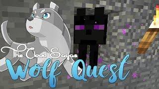An Ender Wolf Comes in from the Rain!!  Cloud Sagas: Wolf Quest Rescue! • #13