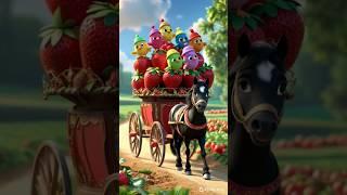 Dancing Chicks on a Strawberry Carriage Ride!  #shorts