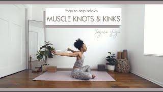 Yoga to help relieve KINKS and SORENESS (w/strap + blocks)  | Bright and Salted Yoga