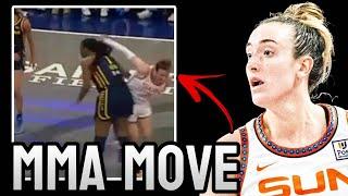 New Footage Shows Marina Mabrey Attempted MMA Move on Aliyah Boston MOMENTS Before Flagrant on Clark