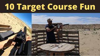300BLK Suppressed 10 Target Course Layout and Trial Run