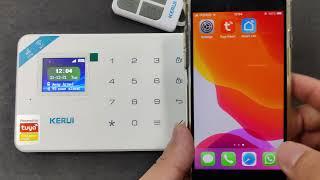 [Host] KERUI W181 Alarm System how to set alarm phone number & alarm SMS message