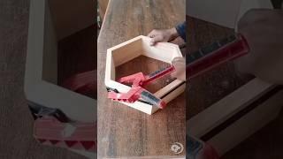 Easy rubber band clamping #short #woodworking