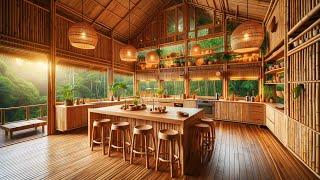 Luxurious Bamboo Cottage In Forest