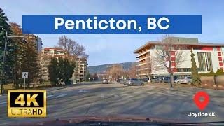 Penticton, BC Dashcam Tour In 4K 60fps