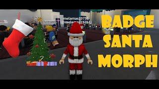 Roblox:"Squid Game RP" BADGE:SANTA MORPH