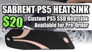 Sabrent $20 PS5 Optimized SSD Heatsink Available Now