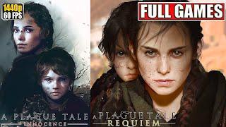 A Plague Tale Innocence + Requiem Gameplay Walkthrough [Full Game Movie - All Cutscenes Longplay]