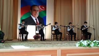 Quintet of child Lezgian musicians in Azerbaijan