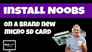 How To Install NOOBS On A Brand New Micro SD Card