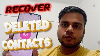 Recover deleted contacts | Android phone me delete huye contact number recover kare !