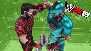 FGTEEV vs SUPER GAMING FAMILY | WWE 2K19 - TITLE MATCH