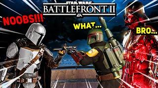 Star Wars Battlefront 2 SALTY MATCHES IN Heroes Vs Villains! - (Battlefront 2)