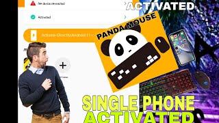  working"How to activated panda mouse pro "single phone "new version 2024#pandamouse #freefire