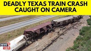 Texas Train Crash |  Texas Train Derailment, 2 Killed And 3 Injured | US News Today | N18G