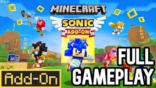 Minecraft: Sonic Add-On - Full Gameplay Playthrough (Full Game)