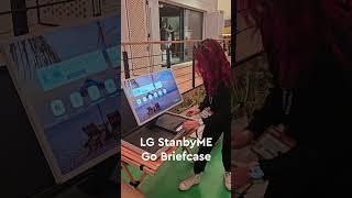 LG StanbyME Go Briefcase TV hands on #ifa2023