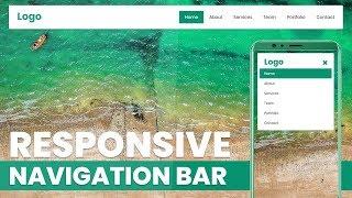 Responsive Navigation Bar | Html CSS