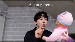 WHITE VS ASIAN PARENTS RAISING THEIR CHILD