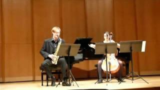 Carl-Emmanuel Fisbach — Sonata for Alto Saxophone and Cello, II, Edison Denisov