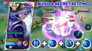 LING FASTHAND FREESTYLE KILL - BEST BUILD & SECRET SETTING FOR EASIER TAKE ALL SWORD - Mobile Legend